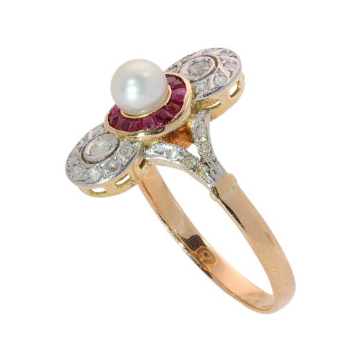 26106-0425.p05_Belle Époque ad Art Déco Anello con Perla, Rubino e Diamante, circa 1920-en.jpg