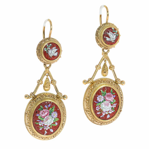 26127-0287.p12_Suite antica di spilla e orecchini in oro con micromosaico in oro 18K Circa 1870-en.jpg