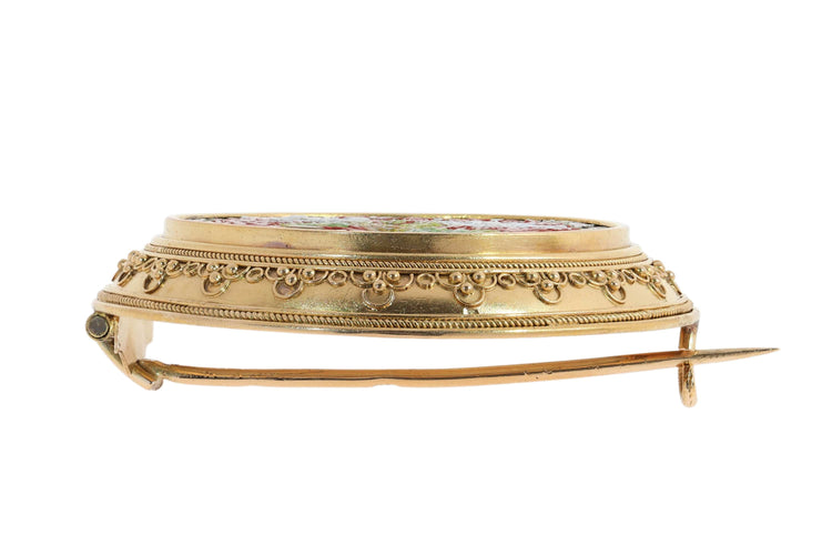 26127-0287.p07_Suite antica di spilla e orecchini in oro con micromosaico in oro 18K Circa 1870-en.jpg