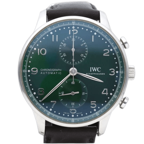 IWC Portugieser - Montre chronographe en acier 58 Facettes MT47915