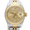 Rolex Lady-Datejust - Montre en or jaune et acier avec diamants 58 Facettes MT47976