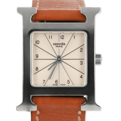 Hermès Heure H - Montre en acier 58 Facettes MT46962