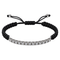 Bracelet ajustable en or blanc 18k et diamants 58 Facettes P161