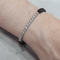 Bracelet ajustable en or blanc 18k et diamants 58 Facettes P161
