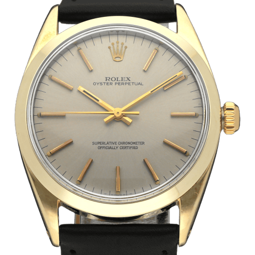 Montre Rolex - Montre Oyster Perpetual 34 or et acier 58 Facettes ROL/OOP/246