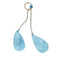Paire de gouttes d’aigue-marine de 39,29 carats 58 Facettes P136