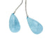 Paire de gouttes d’aigue-marine de 39,29 carats 58 Facettes P136