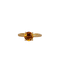 Bague 55 Bague solitaire en or jaune avec citrine 58 Facettes 2608002