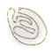 Victorian Necklace - 14K Gold Paperclip Chain Necklace 58 Facettes 11204