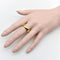 Ring 57 Stern - Donut-Creolenring aus 18 Karat Gold und Diamanten 58 Facettes 11205