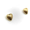 Orecchini Orecchini cuore bombato in oro 14K finitura fiorentina 58 Facettes 11206