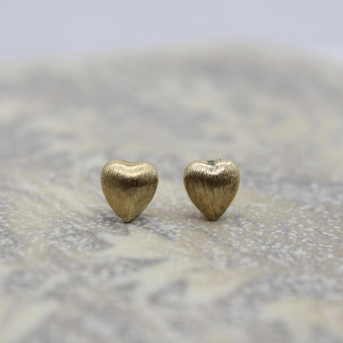 Orecchini Orecchini cuore bombato in oro 14K finitura fiorentina 58 Facettes 11206