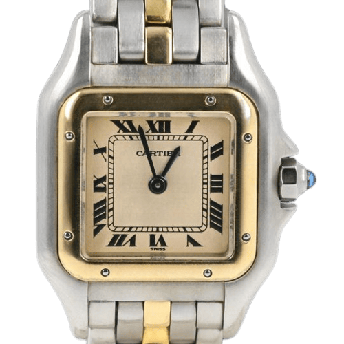 Cartier Panthère - 女士黄金与精钢腕表 