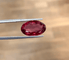 Rubellite ovale 8,63 carats 58 Facettes P187