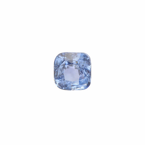 Bague Saphir Madagascar - Pierre coussin non chauffée de 3,53 carats 58 Facettes