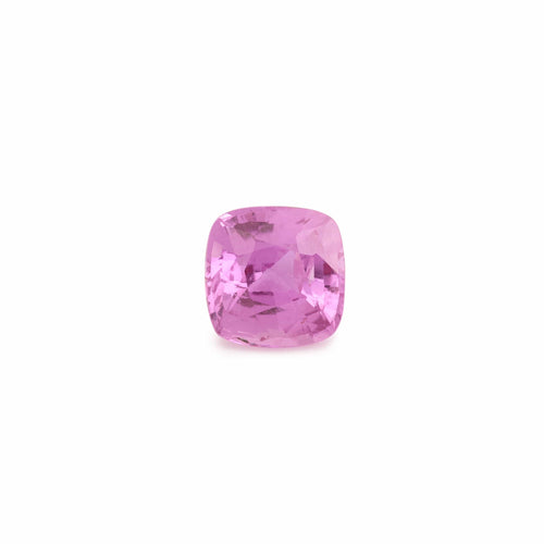 Bague Saphir rose Madagascar coussin non chauffé 1,82 carat 58 Facettes P334