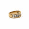 Bague 48 Demi-alliance - Bague en or jaune 18 carats et diamants 58 Facettes BVP-ALL-0003