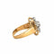 Bague 52 Bague vintage - Diamants en or jaune 18 carats et platine 58 Facettes BVP-BAG-0005
