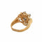 Bague 52 Bague vintage - Diamants en or jaune 18 carats et platine 58 Facettes BVP-BAG-0005