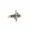 Bague 51 Bague diamants en or blanc 18 carats 58 Facettes BVP-BAG-0007