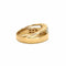 Bague 58 Bague en or jaune 18 carats sertie de diamants 58 Facettes BVP-BAG-0010
