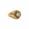 Bague 49 Bague vintage en or jaune 18 carats et platine avec diamant 58 Facettes BVP-BAG-0013