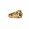 Bague 49 Bague vintage en or jaune 18 carats et platine avec diamant 58 Facettes BVP-BAG-0013