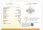 Bague 55 La Regina - Bague en or blanc 18k et 21 diamants naturels 58 Facettes ANELLO FLOWER DIAMOND