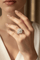 Bague 55 La Regina - Bague en or blanc 18k et 21 diamants naturels 58 Facettes ANELLO FLOWER DIAMOND