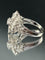 Bague 55 La Regina - Bague en or blanc 18k et 21 diamants naturels 58 Facettes ANELLO FLOWER DIAMOND