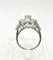 Bague 55 La Regina - Bague en or blanc 18k et 21 diamants naturels 58 Facettes ANELLO FLOWER DIAMOND