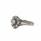 Bague 52 Bague vintage en or blanc 18 carats et platine sertie de diamants 58 Facettes BVP-BAG-0015