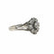 Bague 52 Bague vintage en or blanc 18 carats et platine sertie de diamants 58 Facettes BVP-BAG-0015