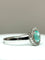 55 Bague en or blanc 18k avec tourmaline Paraíba et diamants 58 Facettes ANELLO PARAIBA OVALE