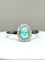 55 Bague en or blanc 18k avec tourmaline Paraíba et diamants 58 Facettes ANELLO PARAIBA OVALE