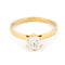 Bague 56.25 Bague solitaire en or jaune 18k avec diamant taille brillant 58 Facettes 7CA1E43A88BA41868223C2E703C290CA