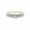 Bague 52 Bague solitaire en or blanc 18 carats et diamants 58 Facettes BVP-BAG-0016