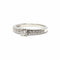 Bague 52 Bague solitaire en or blanc 18 carats et diamants 58 Facettes BVP-BAG-0016