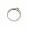 Bague 52 Bague solitaire en or blanc 18 carats et diamants 58 Facettes BVP-BAG-0016