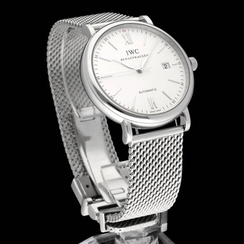 Montre IWC Portofino Automatic - Montre IW356505 en acier 58 Facettes IWC/PRT/002