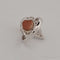 54 Bague en or blanc, pierre de soleil et diamants 58 Facettes 2752701
