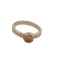 55 Bague en or jaune avec sphalérite et brillants 58 Facettes 2820268