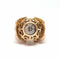Bague 53 Bague vintage en or jaune 18 carats et diamant 58 Facettes BVP-BAG-0017