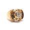 Bague 53 Bague vintage en or jaune 18 carats et diamant 58 Facettes BVP-BAG-0017
