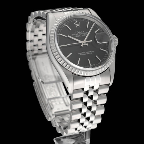 Montre Rolex Datejust 16220 - Montre automatique en acier 58 Facettes ROL/DJ1/1324