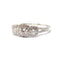 Bague 56 Bague trilogie diamants en or blanc 18 carats 58 Facettes BVP-BAG-0049