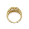 Bague 54 Bague lien aigue-marine et diamants en or jaune 18 carats 58 Facettes BVP-BAG-0055