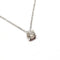 Collier Collier solitaire en or blanc 18 carats avec diamant 58 Facettes BVP-COL-0063