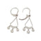Boucles d'oreilles Boucles d'oreilles attrape-rêves en or blanc 18 carats et diamants 58 Facettes BVP-BDO-0067
