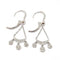 Boucles d'oreilles Boucles d'oreilles attrape-rêves en or blanc 18 carats et diamants 58 Facettes BVP-BDO-0067